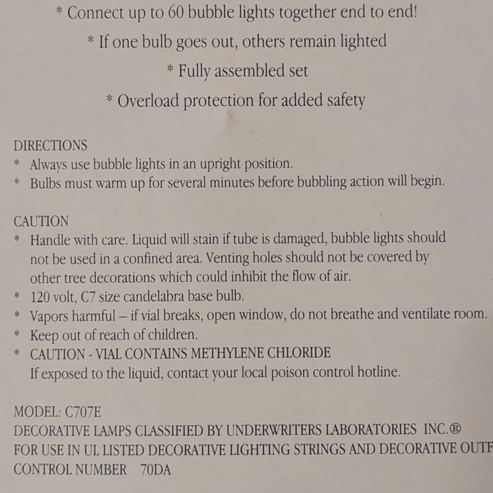 Bubble Lights (2packs)
